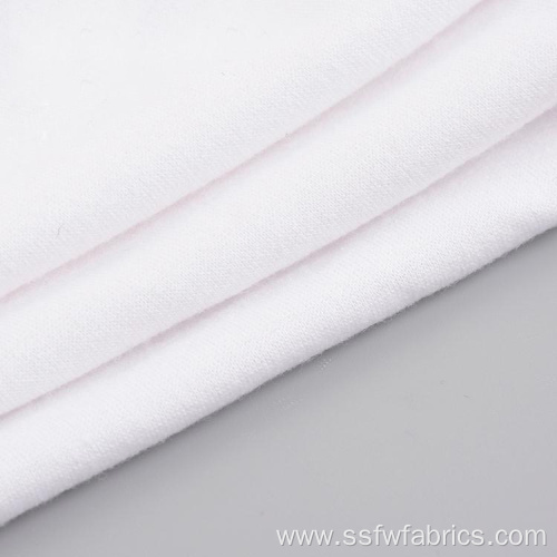 Fancy Design  White Plain Dyed Knitted Fabric